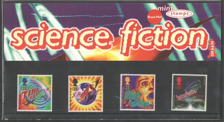 (image for) 1995 Science Fiction Royal Mail Presentation Pack 258 - Click Image to Close